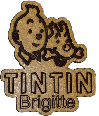 Magnet - Tintin personnalisable